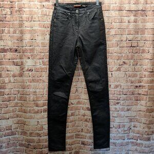 PLEASE Made In Italy European Style 100% Polyurethane Jeans Size X Small